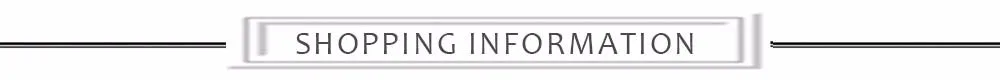shopping information