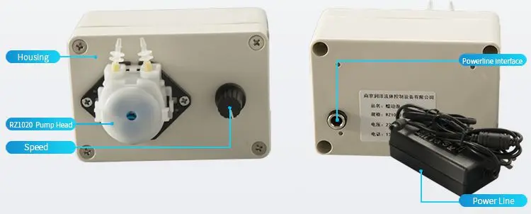 Низкая стоимость мини Химический перистальтический насос 220V регулируемая скорость силиконовые резиновые трубки