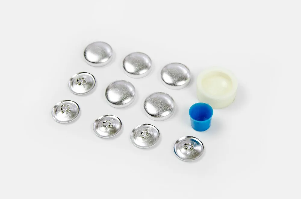Набор крышек для кнопок Bbloop. 5 шт. Диаметр 3/4 дюйма|button cover kit|button covercover button kit |