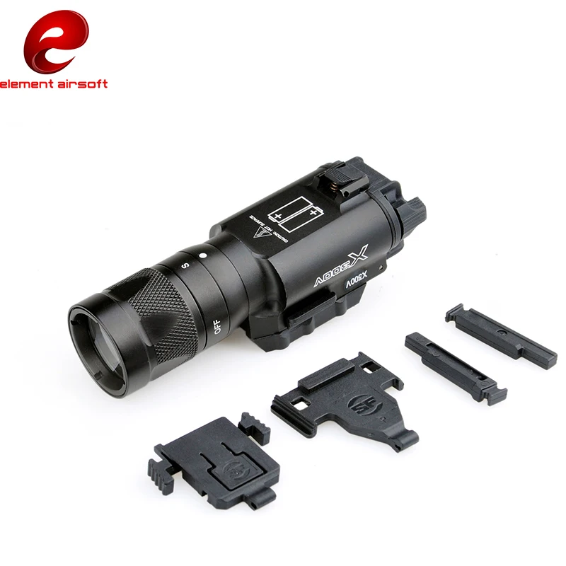 Element Airsoft Алюминий X300V светодиодный тактический вспышки светильник Softair мерцающий