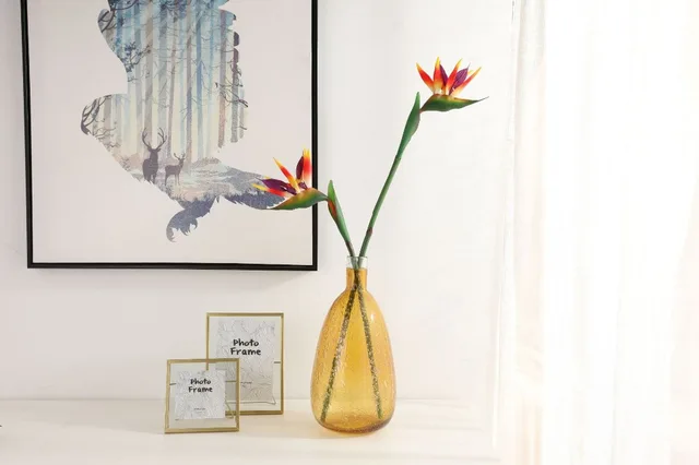 Single bird of paradise artificial flower real touch bouquet soft plastic flower color bird of paradise dried flower decoration cheap Valentine s Day Flower Branch Artificial Flowers AIVIYI heaven bird 80cm 32inch Christmas wedding DIY Wedding patry home Christmas Single bird of paradise artificial flower real touch bouquet soft plastic flower color bird of paradise dried flower decoration cheap Valentine s Day Flower Branch Artificial Flowers AIVIYI heaven bird 80cm 32inch Christmas wedding DIY Wedding patry home Christmas