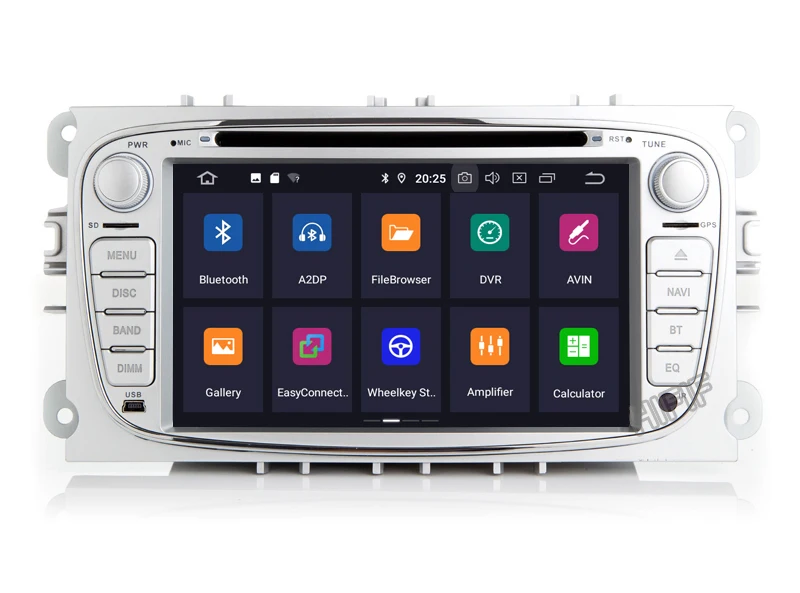 Clearance DSP IPS Android 9.0 2 din CAR DVD For FORD focus Mondeo S-MAX C-MAX Galaxy kuga multimedia player GPS radio stereo auto audi 16