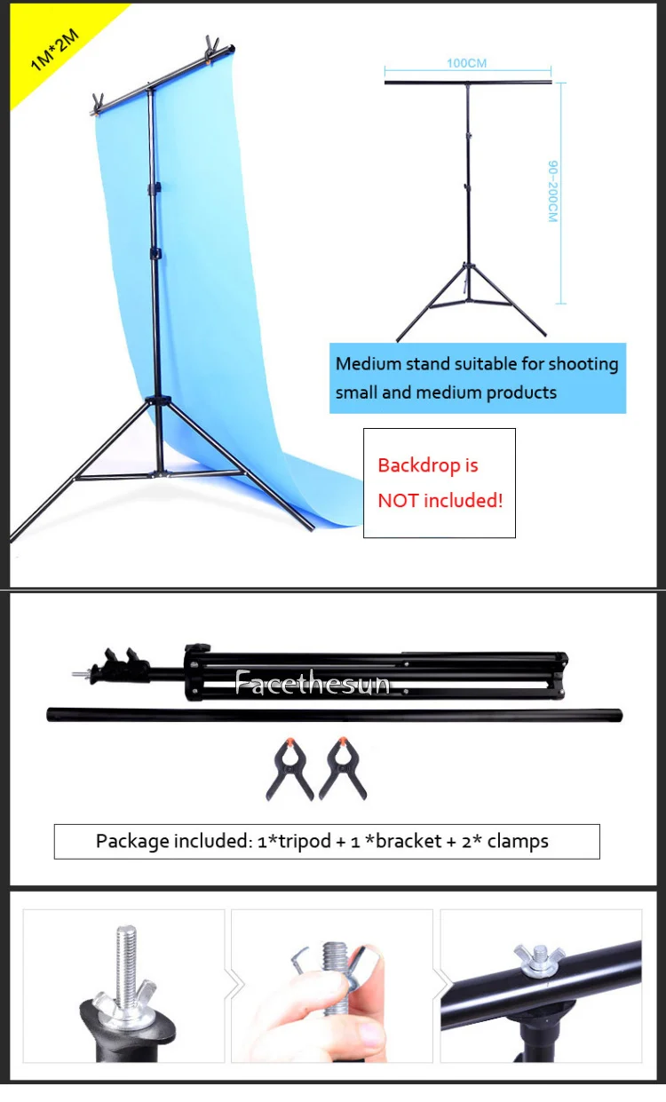 Photography background backdrops holder stand 10