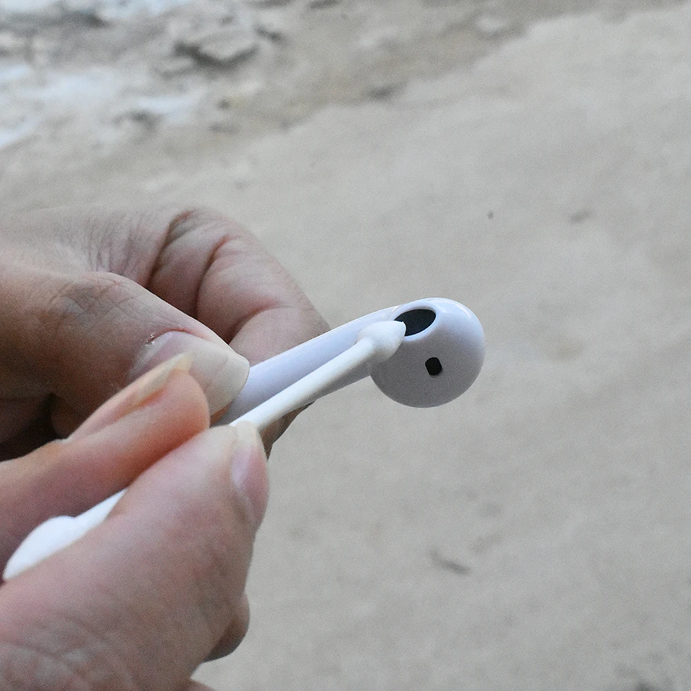 Для Air Pods хлопок одноразовая палочка инструмент для очистки гарнитура для airpods телефон порт зарядки для Air Pods