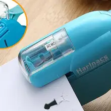 Канцелярский офисный портативный трудосберегающий тип степлер ручной степлер без степлера горячий пластиковый переплет мини степлер