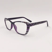 Новинка, модные женские квадратные очки с леопардовым принтом, оправа для близорукости, пресбиопии, оптические оправы для очков, прозрачные линзы L3
