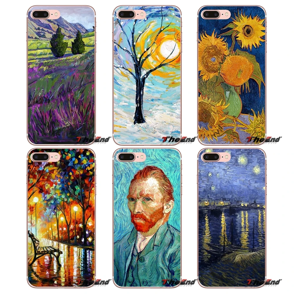 Для Samsung Galaxy S2 S3 S4 S5 MINI S6 S7 edge S8 S9 Plus Note 2 3 4 5 8 Coque Fundas Модный чехол Vincent Van Gogh картина