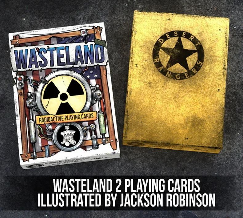 

1Pcs Poker Wasteland Collection Cut Playing Cards Poker Magic Props 1pcs