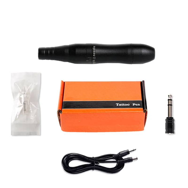 

2018 Pro Permanent Makeup Eyebrow Lip Tattoo Pen Hybrid Rotary Tattoo Machine Pen 4.5W Motor Needle Cartridges For Body Art