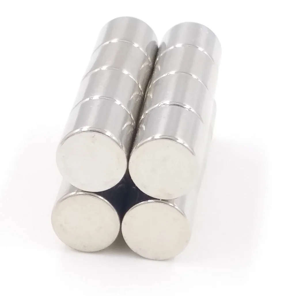 Lots 50 x Strong Round Cylinder 8 mm x 8 mm Rare