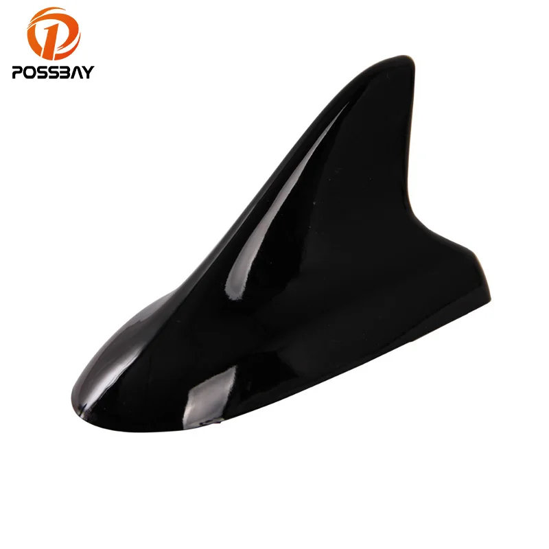 

POSSBAY Universal Car Antenna Black Shark Fin Roof Aerial Decoration for VW Nissan Honda BMW Toyota Car Stickers Antena Tiburon