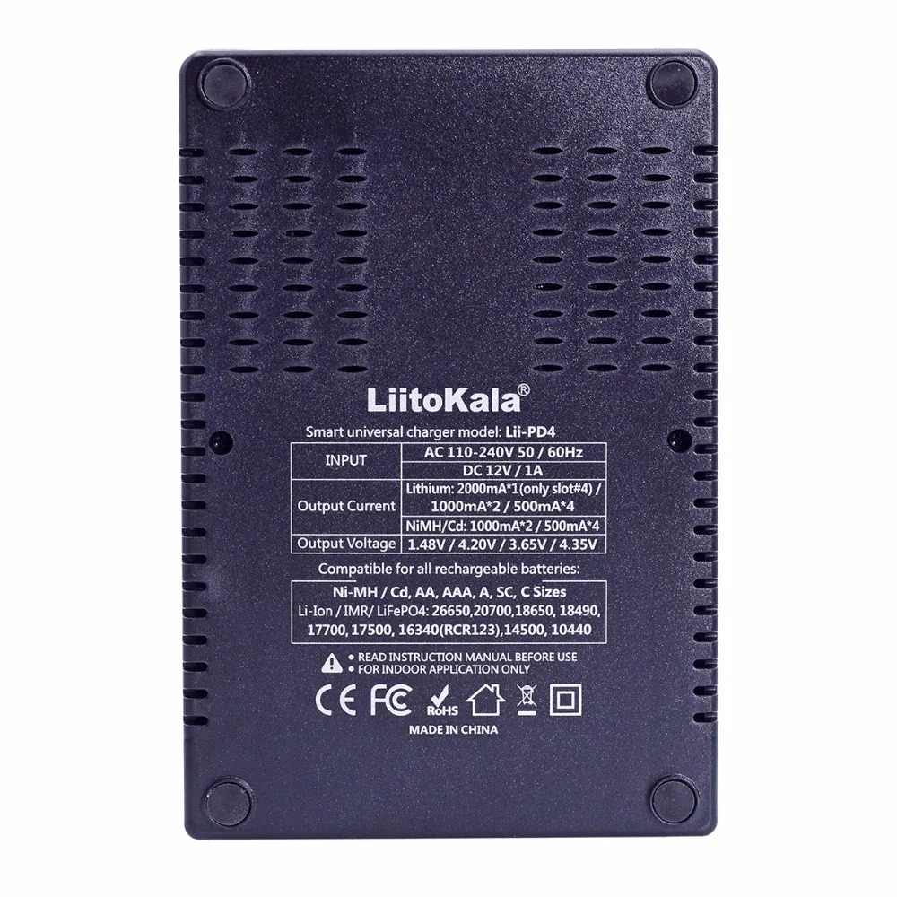 LiitoKala Lii-500S Lii-PD4 зарядное устройство для 18650 26650 21700 AA AAA 18350 V/3,7 V/3,2 V/1,2 V/1,5 V NiMH зарядное устройство для литиевых батарей