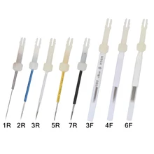 50 шт. 1R/3R/5R/7R/3F/4F/6F иглы для перманентного макияжа Дракон Перманентный макияж машина двойной разъем иглы татуировки