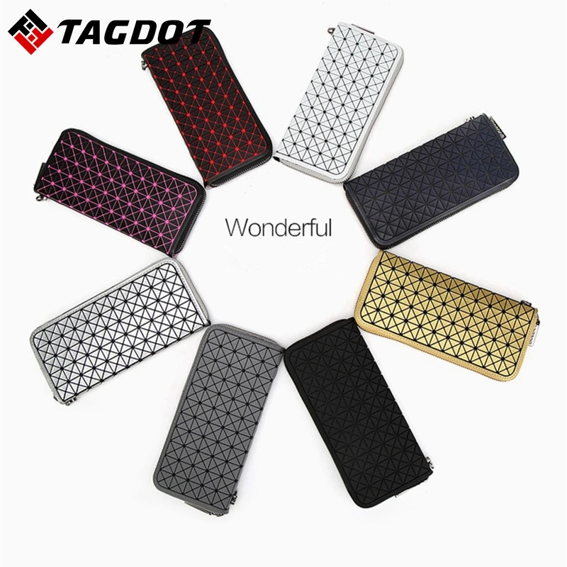 Geometry Japan Women Wallet Luxury Brand Design Silicone women&#39;s Purse Wallet Female Long Zipper ...