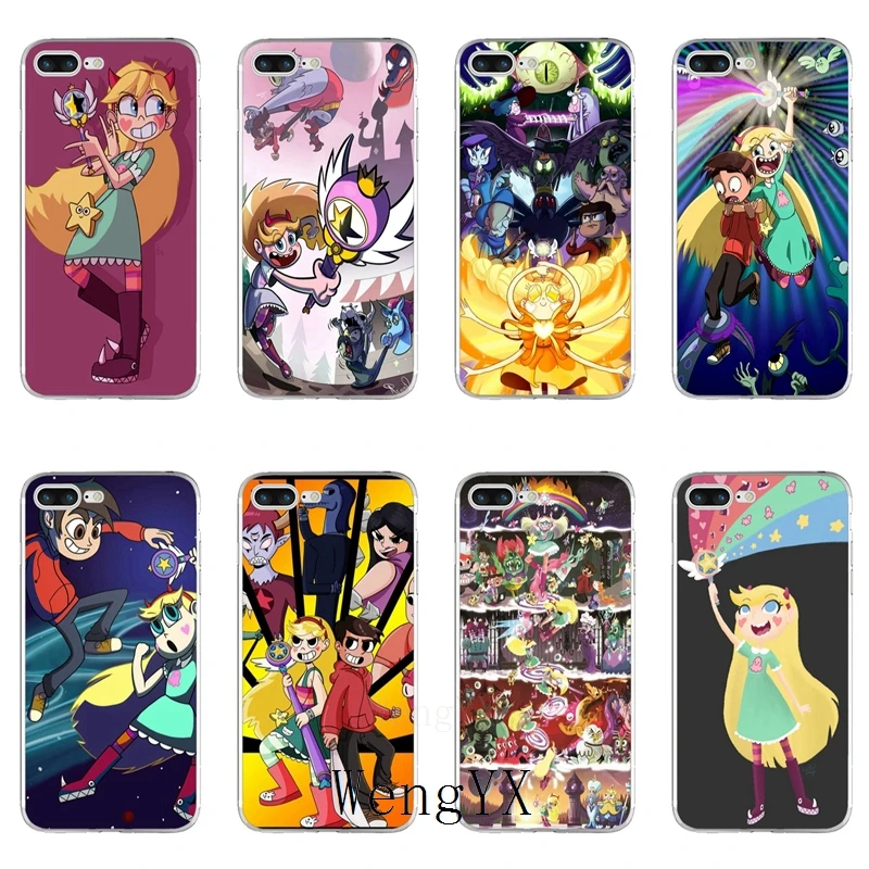 

cartoon Star Vs The Forces Of Evil Slim TPU Soft phone case For Huawei Honor 4C 5A 5X 5C 6 Play 6X 6A 6C pro 7X 8 9 Lite V8 V10