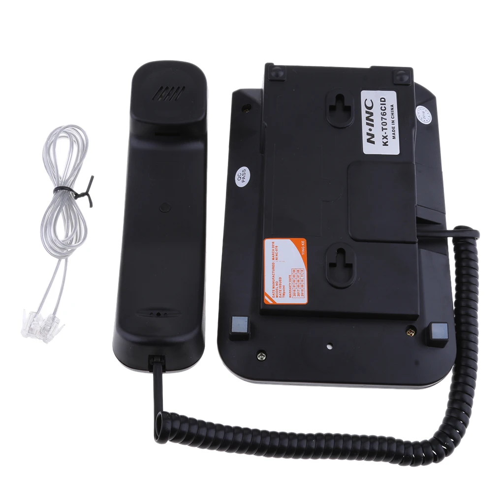 Fixed Telephone Home Office Wall Mount Hotel Wall-mounted KX-T076CID Office Corded Phone
