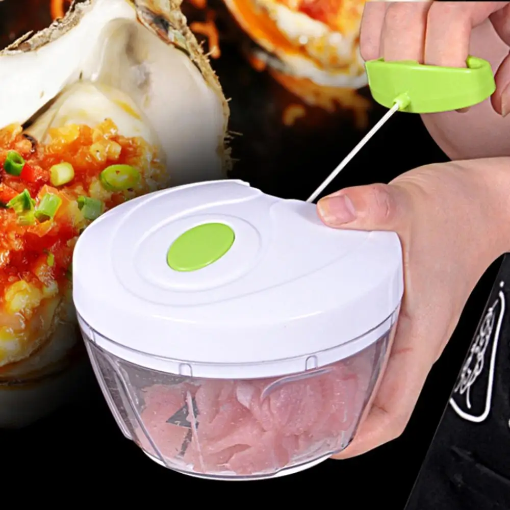 

Manual Food Processor Shredder Vegetable Meat Chopper Handheld Slicer Mincer Tool Garlic Cutter Fruit Nut Grinder Kitchen Tool