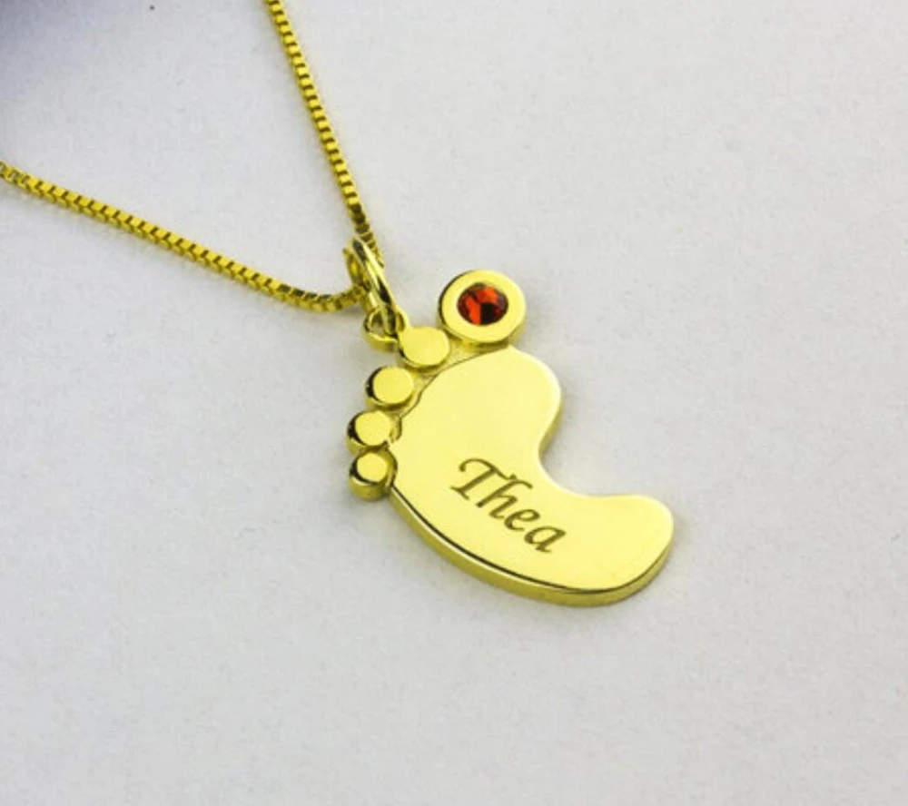 custom baby name necklace