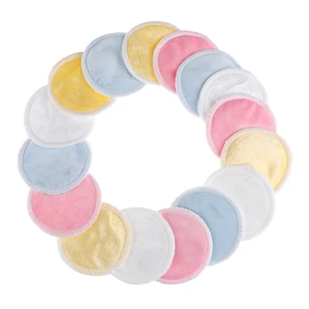 

1Pcs Cotton Pads Make up Facial Remover Double layer Wipe Pads Nail Art Cleaning Pads Washable Face Wipes Reusable