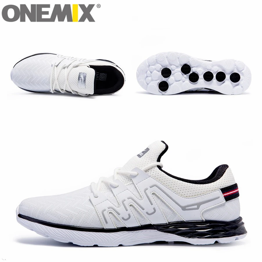 ONEMIX/мужские кроссовки; спортивные кроссовки для женщин; цвет белый, черный; Zapatillas; спортивная обувь; уличные кроссовки для прогулок