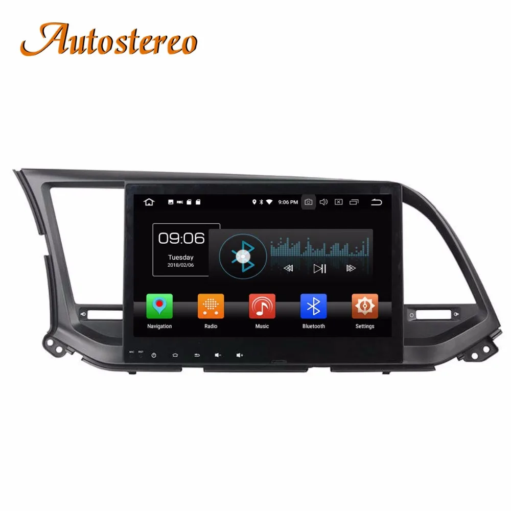 Flash Deal Android 9 4GB RAM Car DVD Player GPS navigation For Hyundai Elantra 2016+ headunit multimedia player auto radio tape recorder HD 2