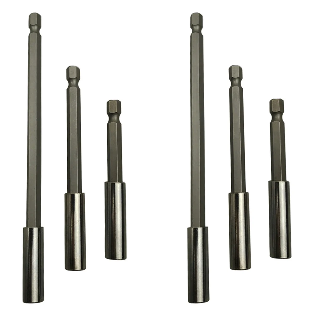 6pcs/set Quick Change Screwdriver Extension Bit Holder 1/4 Hex