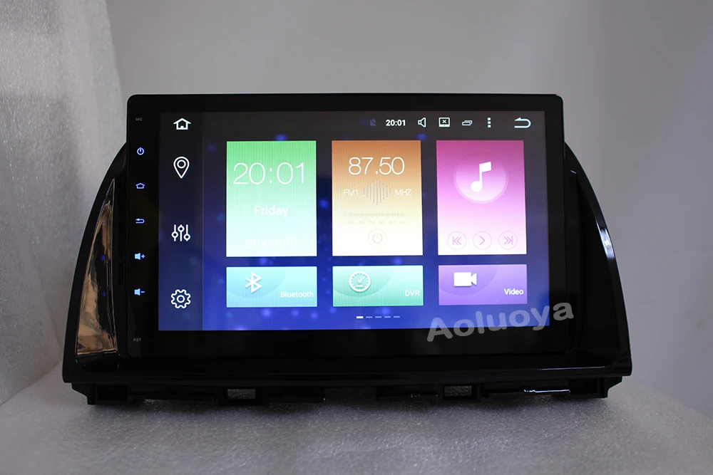 Top Aoluoya IPS RAM 4GB Octa Core Android 8.0 CAR DVD Player Radio GPS Navigation For MAZDA CX-5 CX5 2012 2013 2014 2015 WIFI DAB BT 1