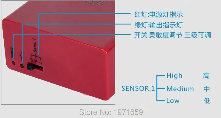 10pcs/lot Single channel Metallic PD132 inductive vehicle loop detector with hi-quality combanation with Swing/sliding gatemotor