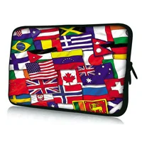 

Free Shipping With Tracking Number Flag7" Nation Flags Case Cover Bag Pouch Protector for 7"Dell Streak 7 Tablet