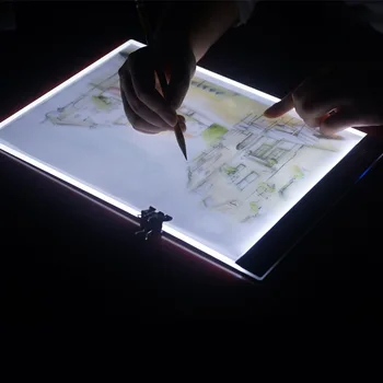 

Portable A4 Led Light Box Drawing Tracing Tracer Copy Board Planners Pad Panel Copyboard With Usb Cable For Artist Animation