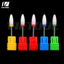 1 piece Victool High Quality Ceramic Nail Drill Bit Rotary Burr For Electric Manicure Machines Pedicure Files Nail Salon Tools