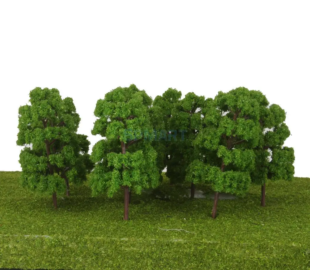 20 Trees Model Train Railroad Wargame Diorama Scenery Landscape HO N Scale