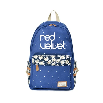 

Red Velvet Backpack Kpop Canvas School Stylish Shoulder Bag High Quality travel Customize for teenagers Children's Day Gift