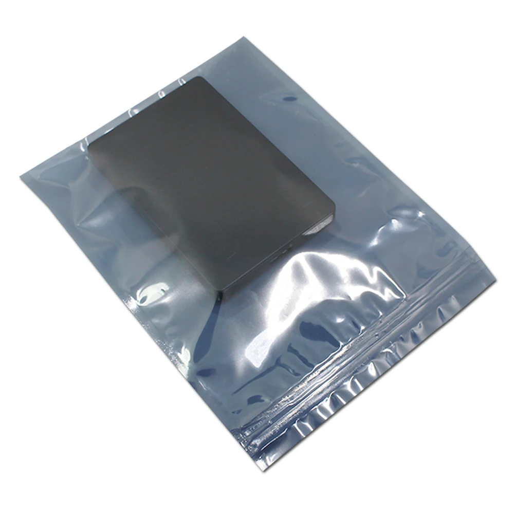 DHL 17*23 см Reclosable антистатическая защитная сумка ESD Антистатическая сумка Ziplock Антистатическая упаковочная сумка для события