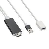 New arrival USB to HDMI Cable high quality 1.8M 1080P MHL To HDMI HDTV Adapter For iPhone 6,6S for Sansung for Xiaomi 