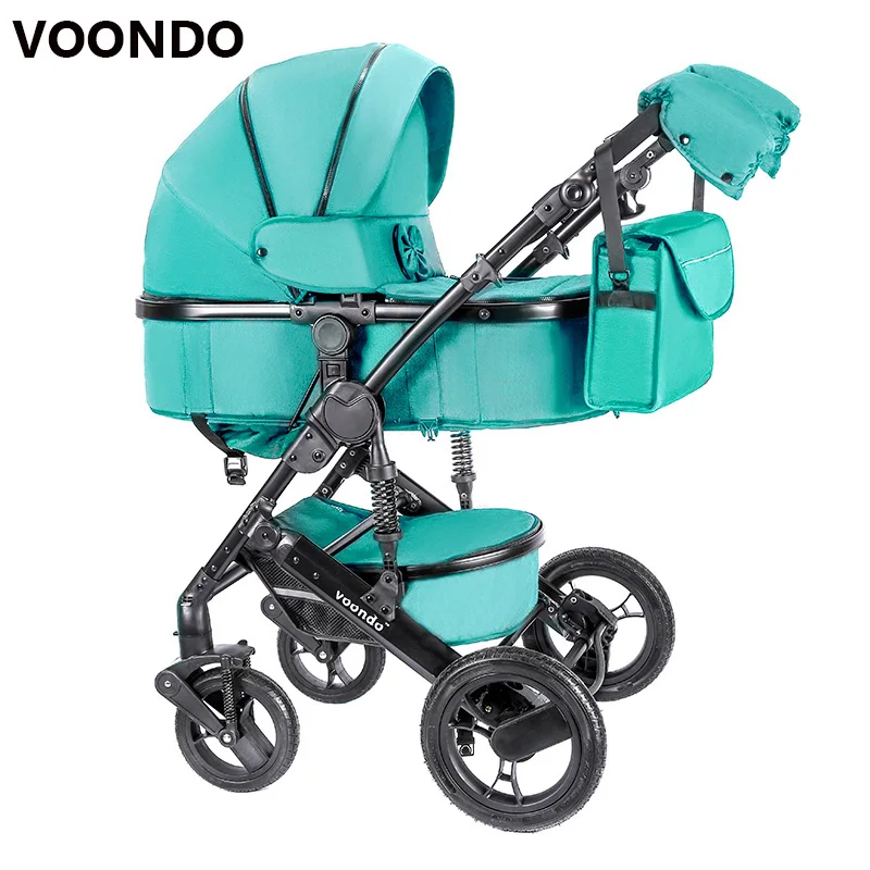 Цена VOONDO 2018 Новый стиль детская коляска свет складной зонт автомобиль может сидеть может лежать ультра легкий портативный на самолете