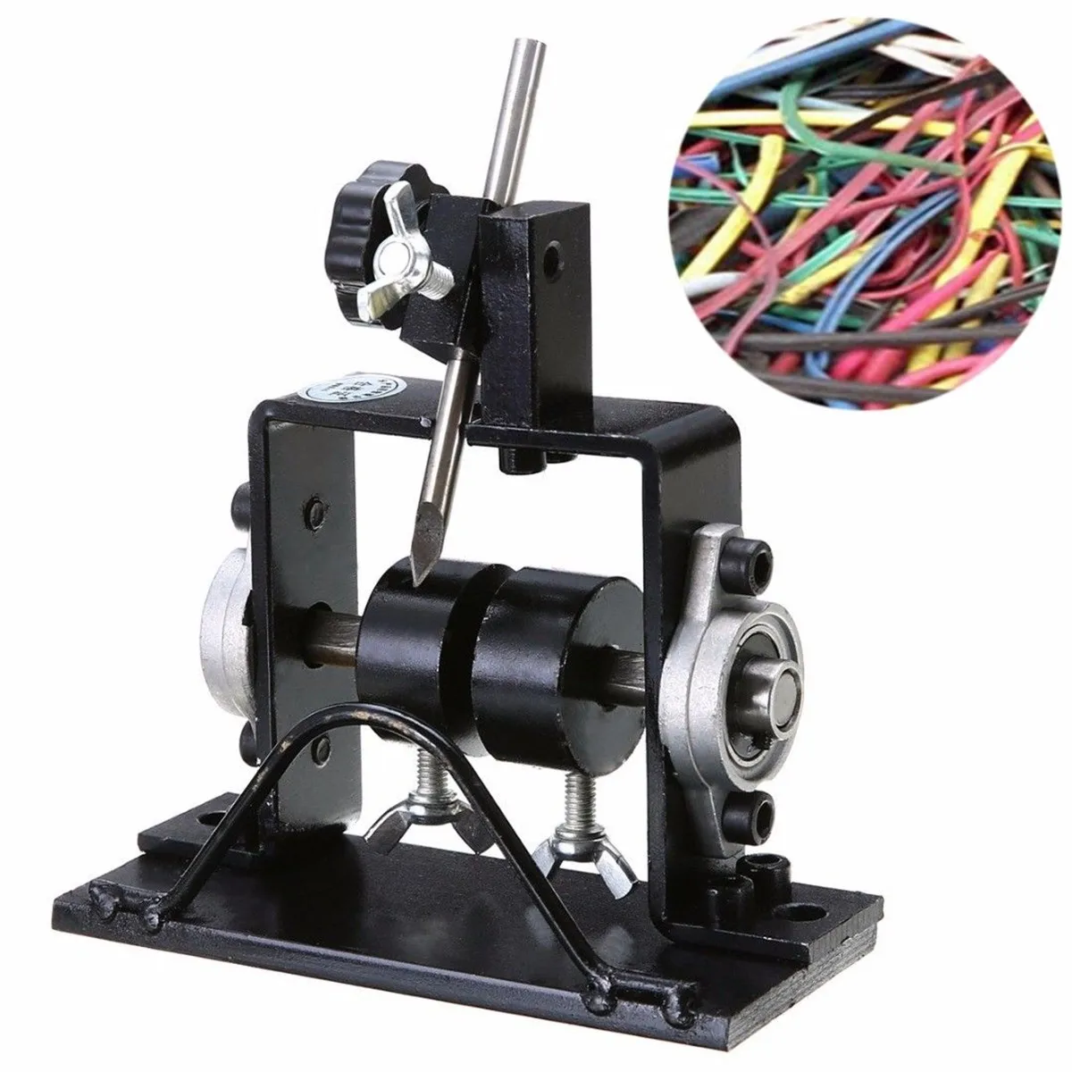

Manual Wire Cable Stripping Peeling Machine Cable Scrap Recycle Tool Copper Wire Stripper For 1-20mm Wire