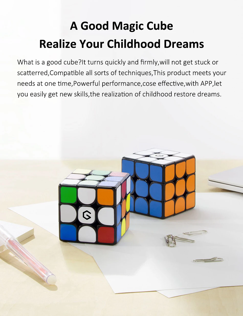 Xiaomi Mijia Giiker M3 Magnetic Cube 3x3x3 puzzle decompression APP teaching, magic cube puzzle Children Adult Education Toy (8)