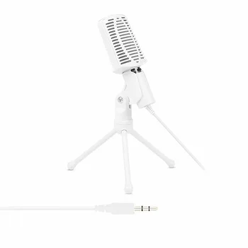 

Professional Condenser Sound Recording Microphone with Tripod Stand for PC Live Broadcast KTV -Drop