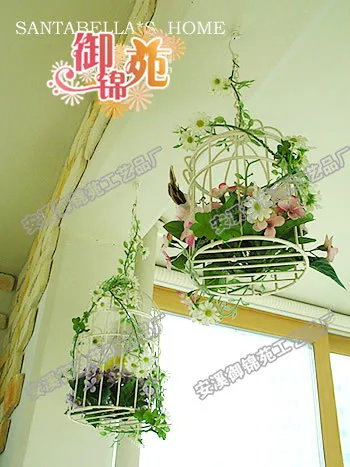 Wrought Iron Flower Pots Wall Hanging Rustic Wedding Decoration Stand Wrought Iron Flower Pots Wall Hanging Rustic Wedding Decoration Stand