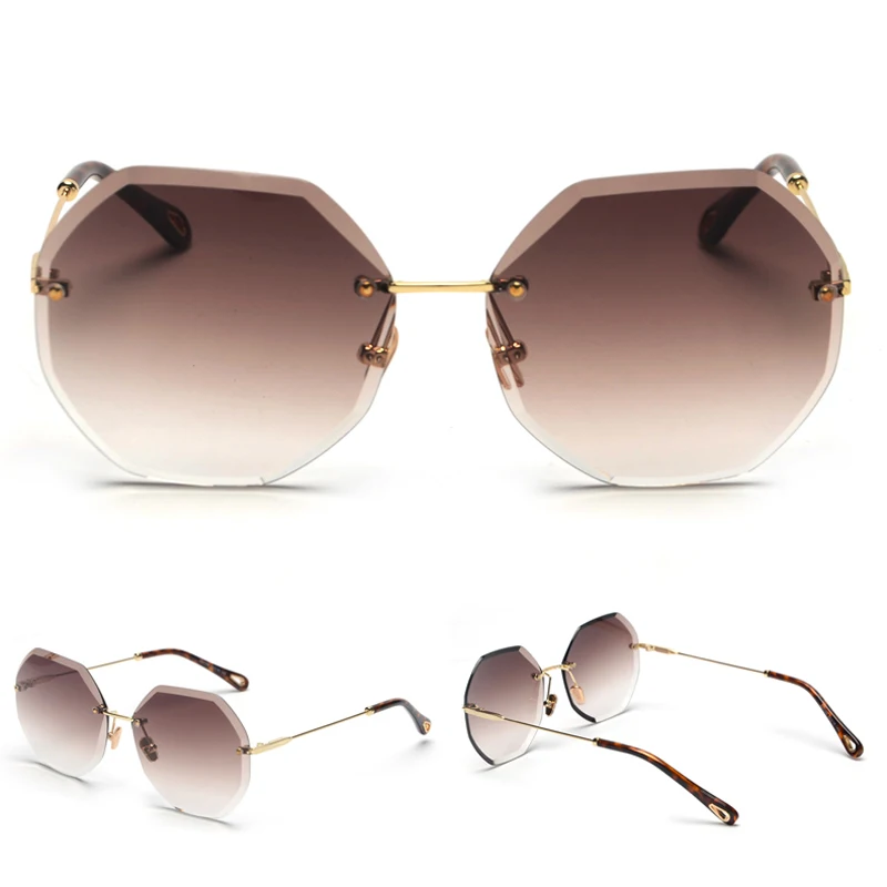 Octagon Sunglasses Women Fashion detaail (10)