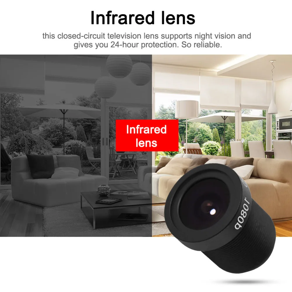 M12 1.78mm Focal Length Cat-eye Lens Fisheye For 1/2.5