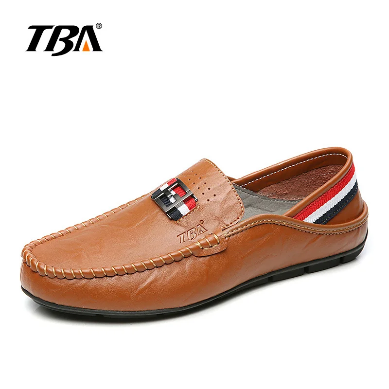 

TBA Genuine Leather Oxford Round Toe Casual Shoes