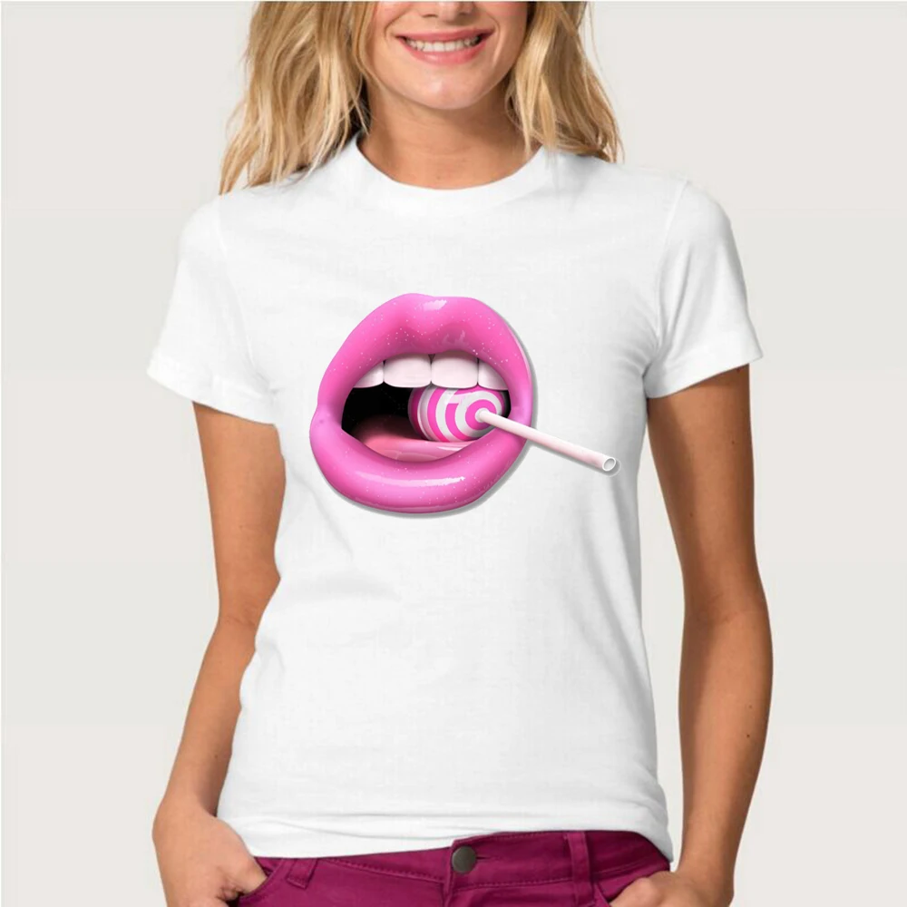 Новые летние хипстерские женские футболки с коротким рукавом принтом Kiss Kitty