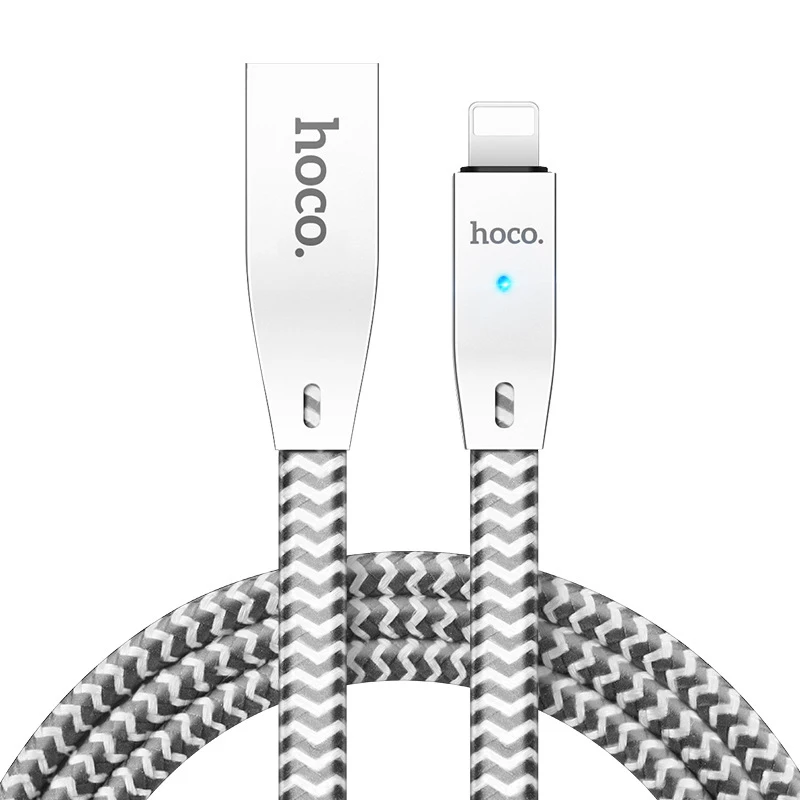 

Data Cable Intelligent Power Off For Apple Reflective Woven Fast Charging Line