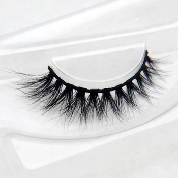 

YOKPN 3D Multi-layer Mink False Eyelashes Simple Cross Natural Long Soft Short Fake Eyelashes Winged Makeup Tool Mink Eye Lashes