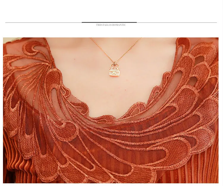 Winter Lace Patchwork Velour Blouse Women Plus Size Tops Ladies Casual Long Sleeve Femme Shirt Autumn Terciopelo Blusas Mujer (17)
