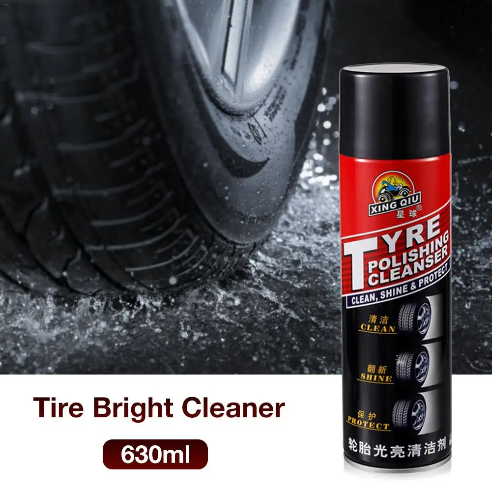 Car Tire Bright Cleaning Agent Tire Wax Foam Cleaning Agent Decontamination Glazing Maintenance Supplies Tire Treasure