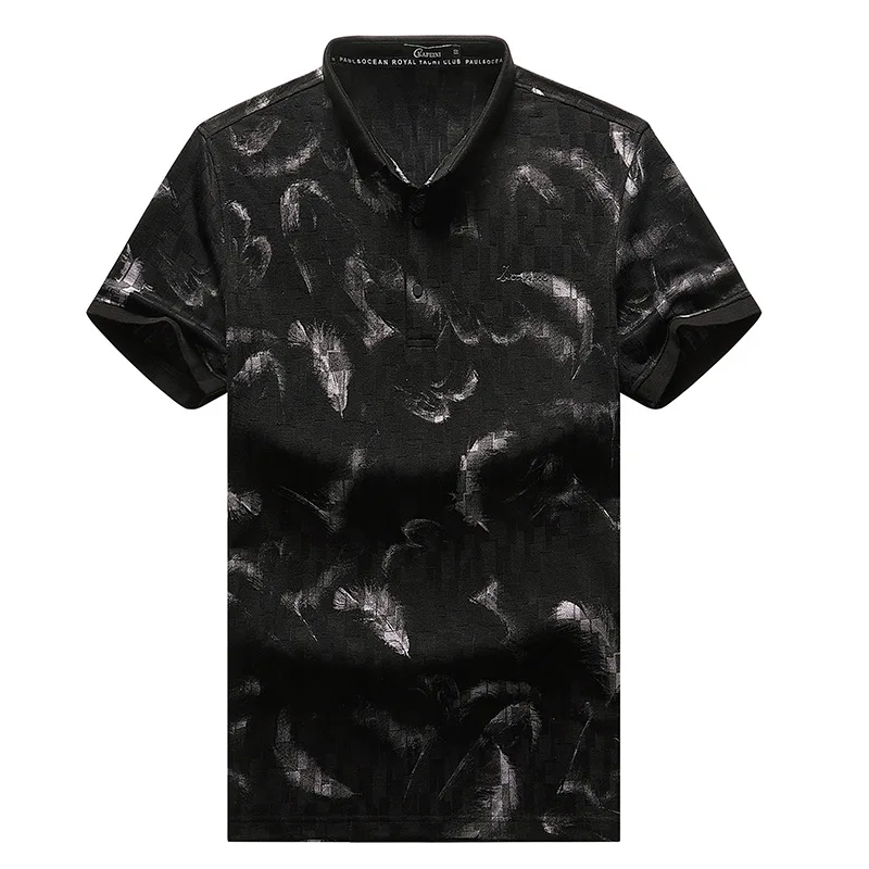 

6XL 7XL 8XL New Brand Men Pure color Shirt plus size Mens Short Sleeve Hip Hop Shirt Quality Men's Printed Casual Top Camisa