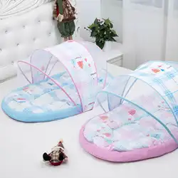Из 3 предметов Портативный кроватка детская кровать манеж москитная сетка палатка малыша постельный комплект для детей от 0 до 3 лет старых
